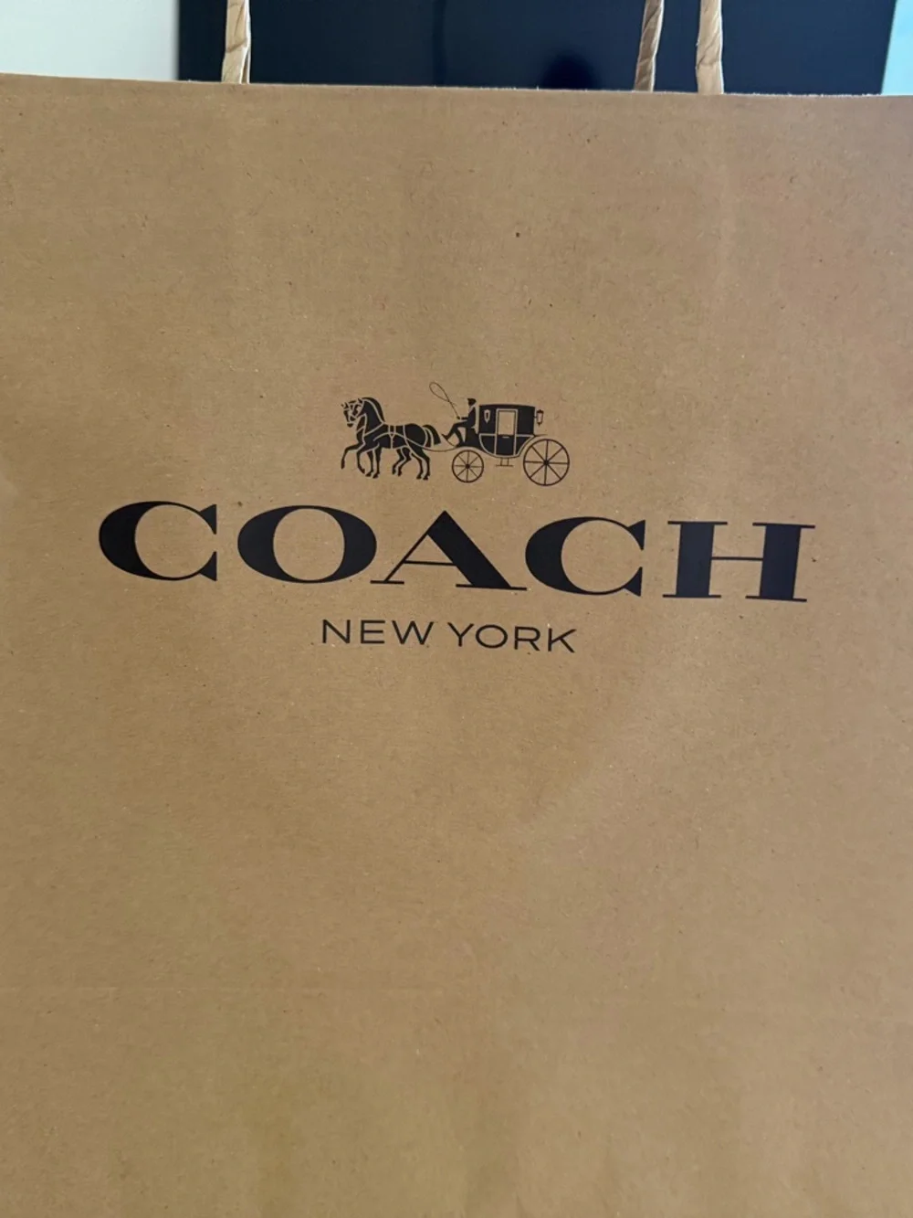Coach Black Embossed Signature Large Maggie Tote with Gold Hardware - Picture 7 of 7